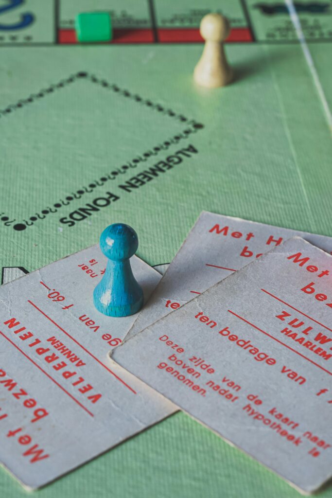 Monopoly de oude NL versie, sfeerbeeld